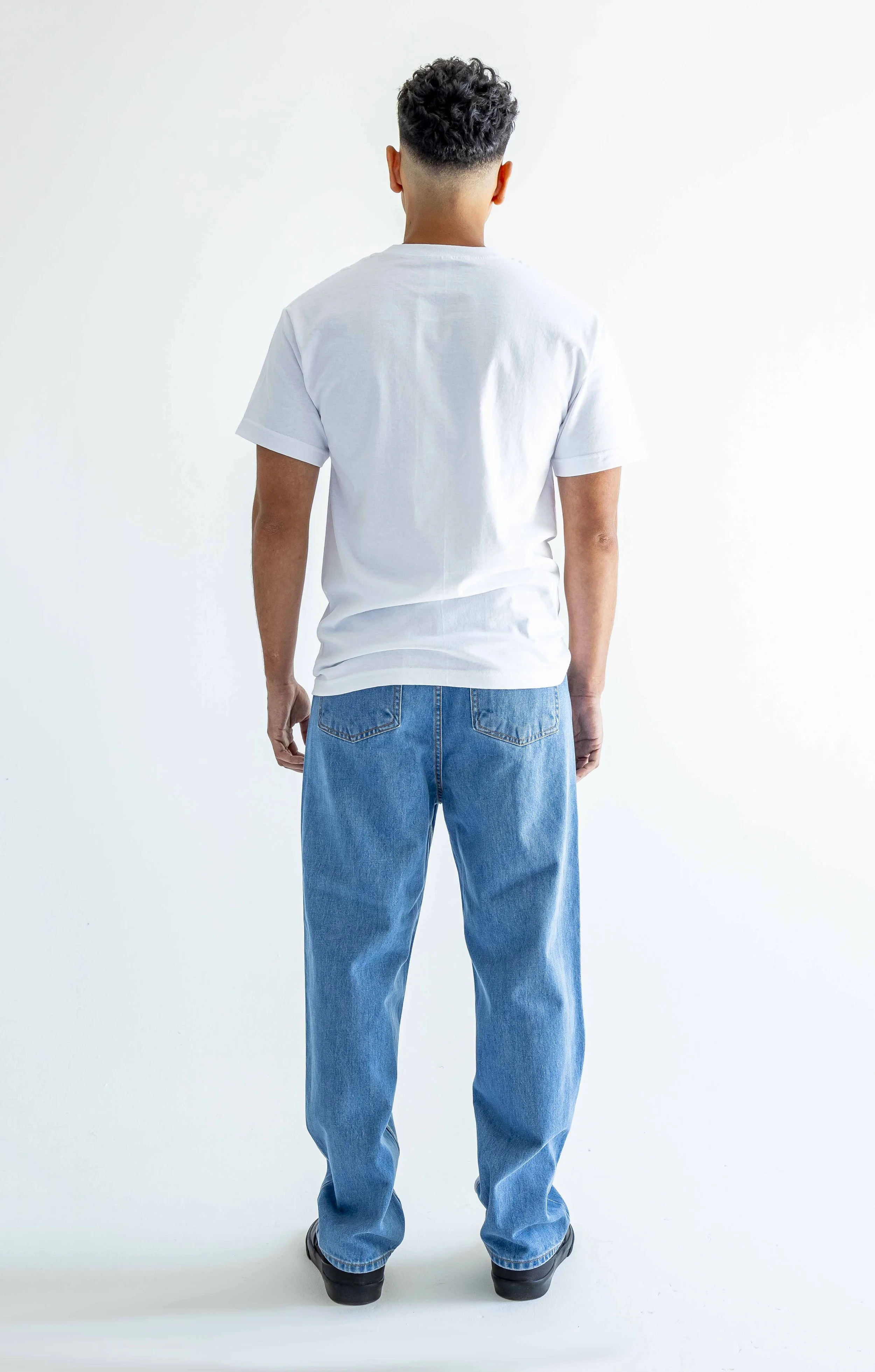 Medium Blue Baggy Jeans — Neo Blue Jeans – Made-in-USA Baggy Denim Medium Blue Baggy Jeans — Neo Blue Jeans – Made-in-USA Baggy Denim
